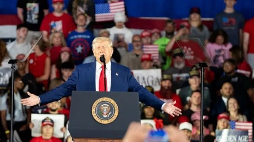 Trump celebra su gestión en 100 días de Gobierno: ""Solo acabamos de empezar"