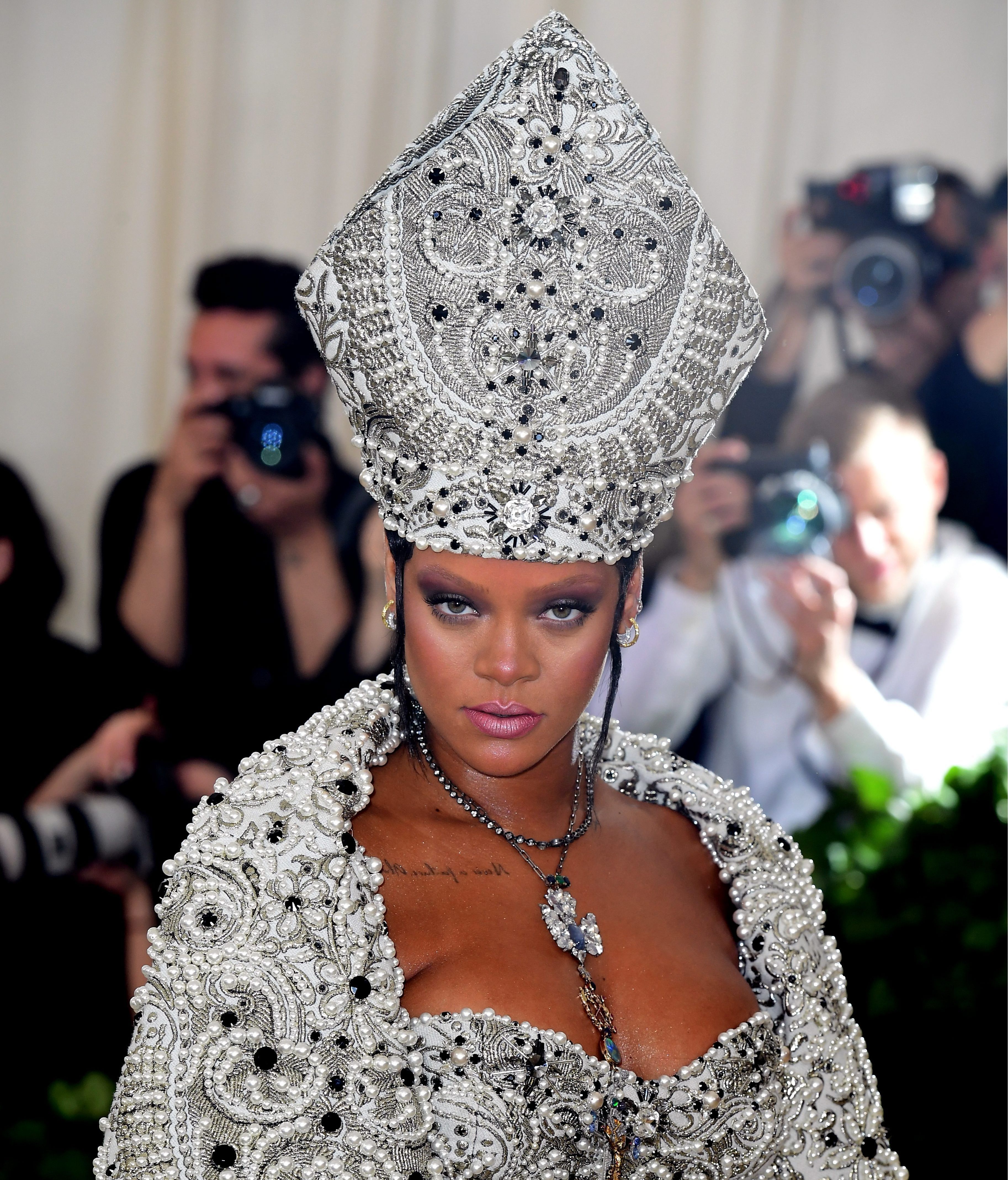 Rihanna en la Met Gala.