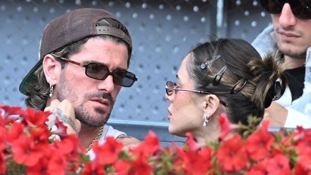 Tini y Rodrigo de Paul juntos en el Mutua Open 2025