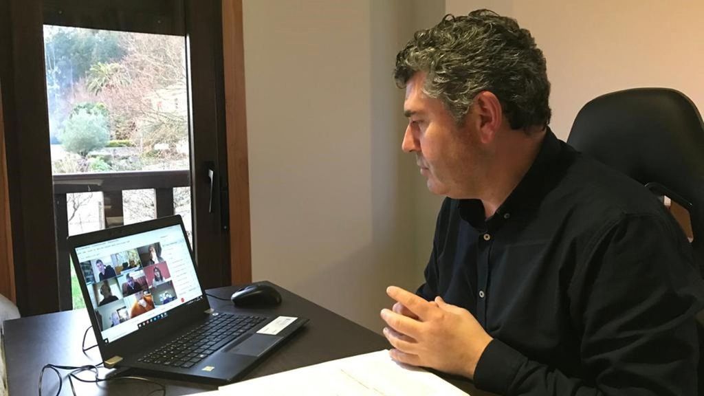 Archivo - Imagen de archivo del alcalde de Boqueixón, Ovidio Rodeiro
