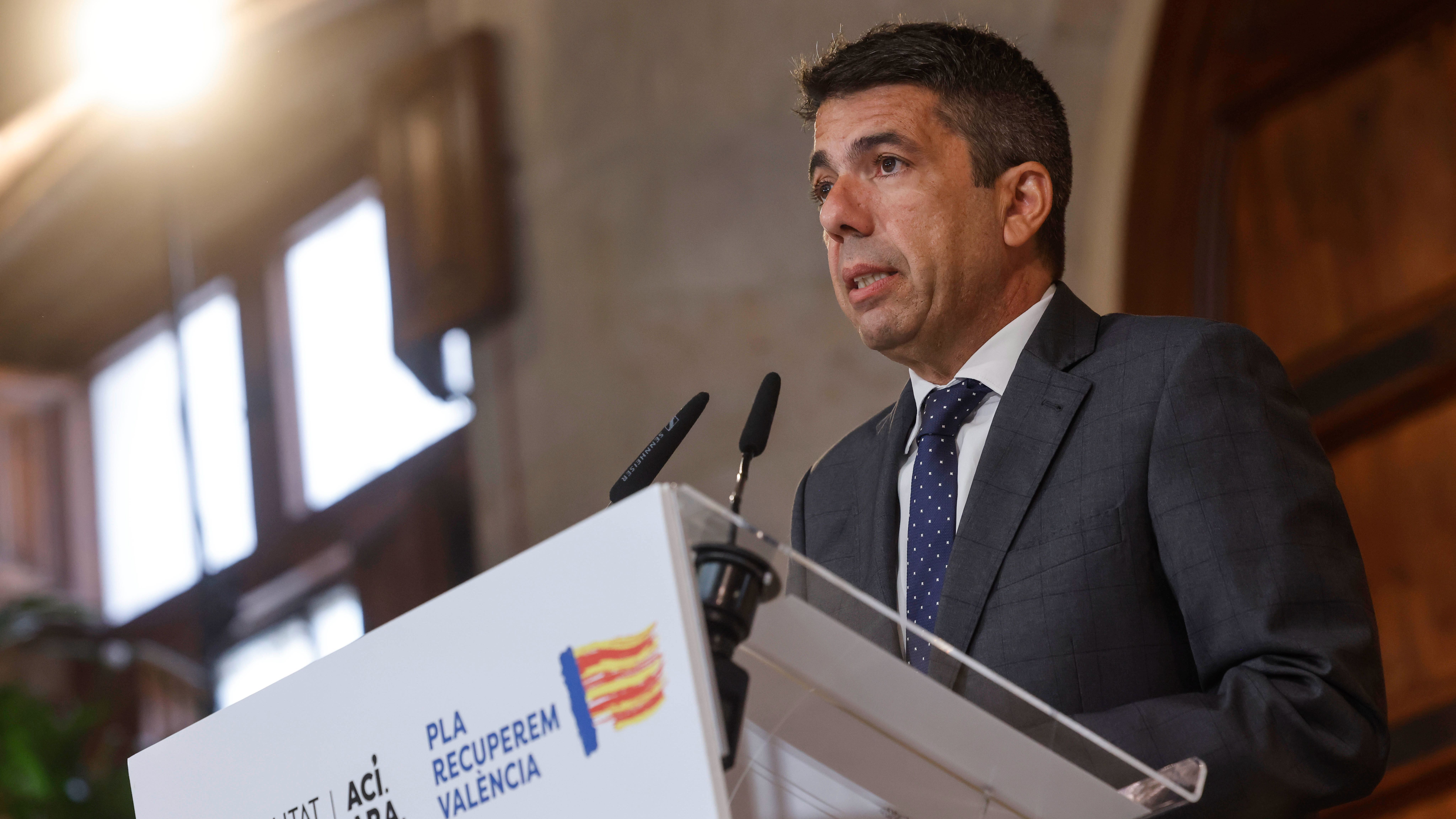 Carlos Mazón reprocha al Gobierno las reglas de explotación del Tajo-Segura: "Es el mayor ataque al futuro de nuestra tierra" Carlos Mazón reprocha al Gobierno las reglas de explotación del Tajo-Segura: "Es el mayor ataque al futuro de nuestra tierra"