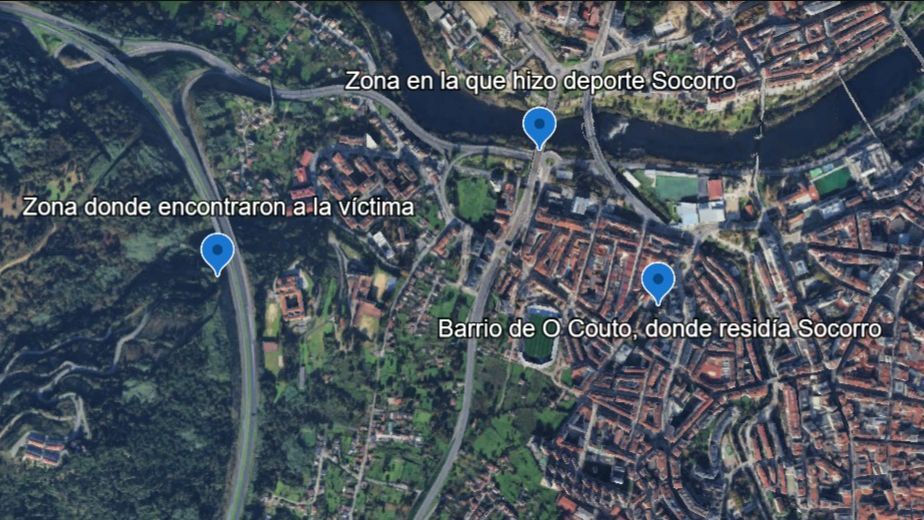 Mapa del caso de Socorro Pérez