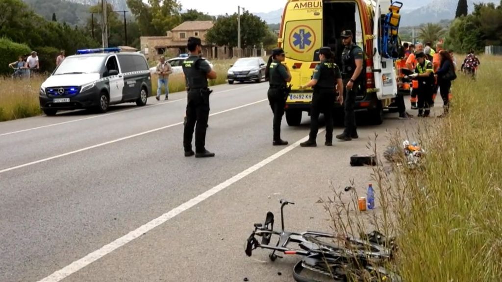 Muere un ciclista y tres resultan heridos al ser arrollados por un autobús del TIB en Pollença, en Mallorca
