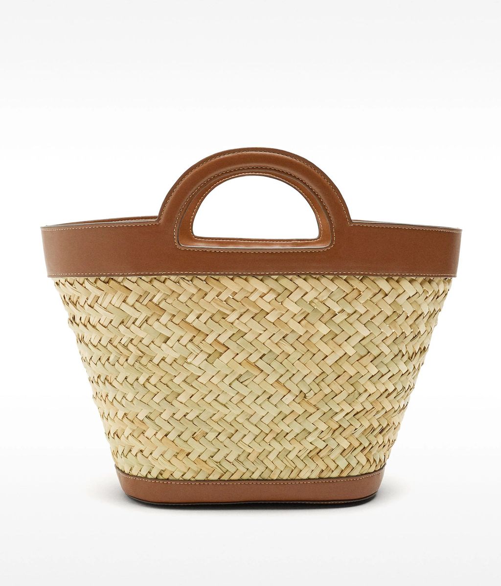 Bolso tote de rafia de Parfois