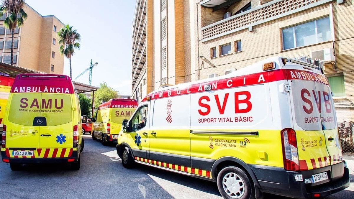Ambulancias del SAMU y SVB, en una imagen de archivo