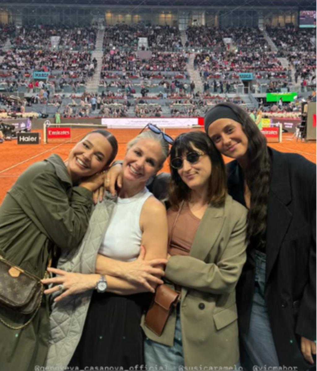 Victoria Federica coincide con Laura Escanes, Genoveva Casanova y Susi Caramelo en el torneo