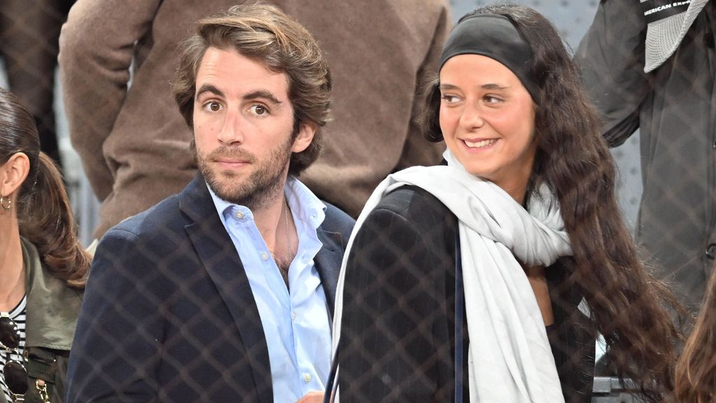 Victoria Federica y Borja Moreno, en el Mutua Madrid Open