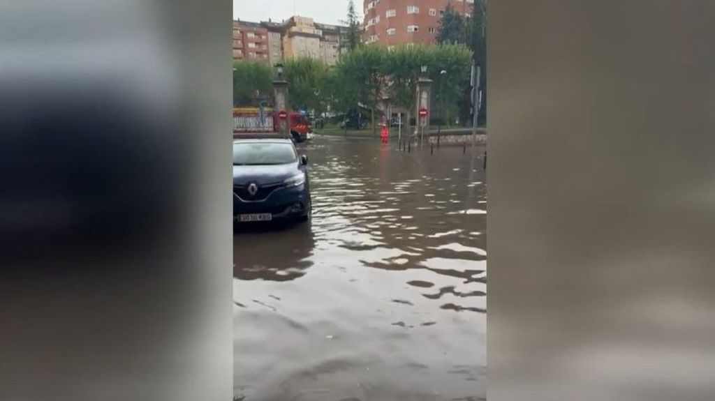 Caos en Zamora por las precipitaciones registradas de récord: estaciones y calles inundadas por las fuertes lluvias