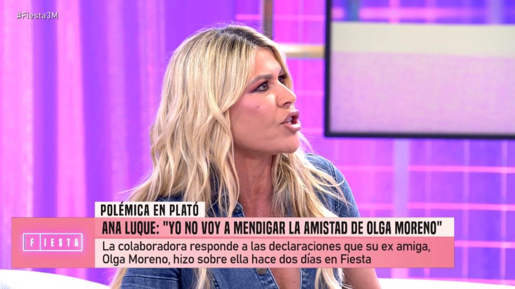 Ana Luque estalla contra Olga Moreno: "Va de reinona" Fiesta 2025 Programa 296
