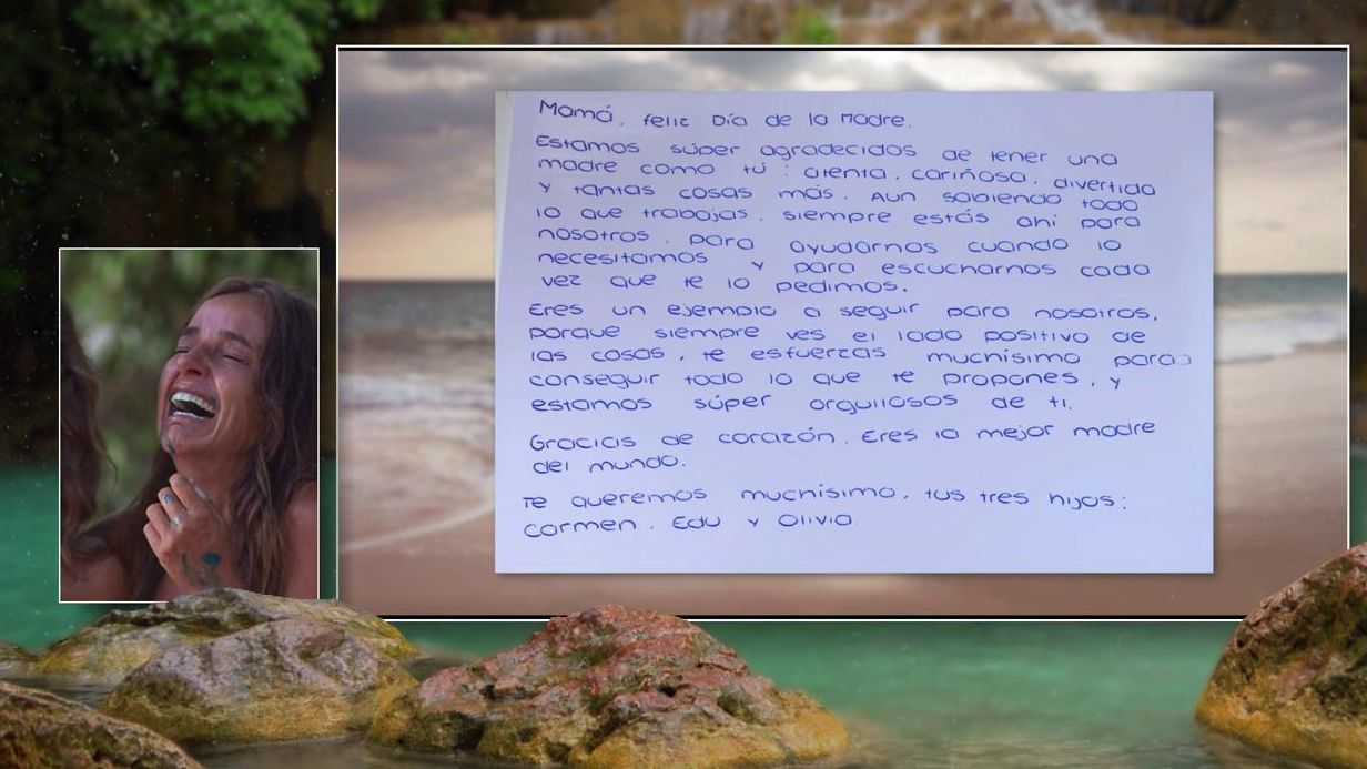 La lacrimógena reacción de Carmen Alcayde con la sorpresa de sus hijos por el 'Día de la madre'