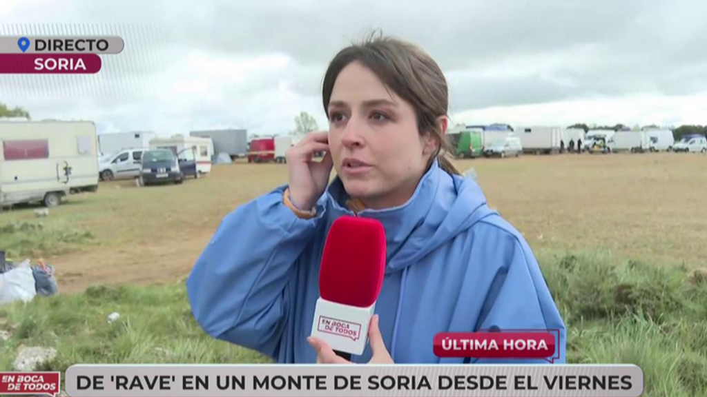 Amenazan a los reporteros de ‘En boca de todos’ por intentar informar de una rave ilegal en Soria: “No sabemos cuánto tiempo vamos a poder aguantar”
