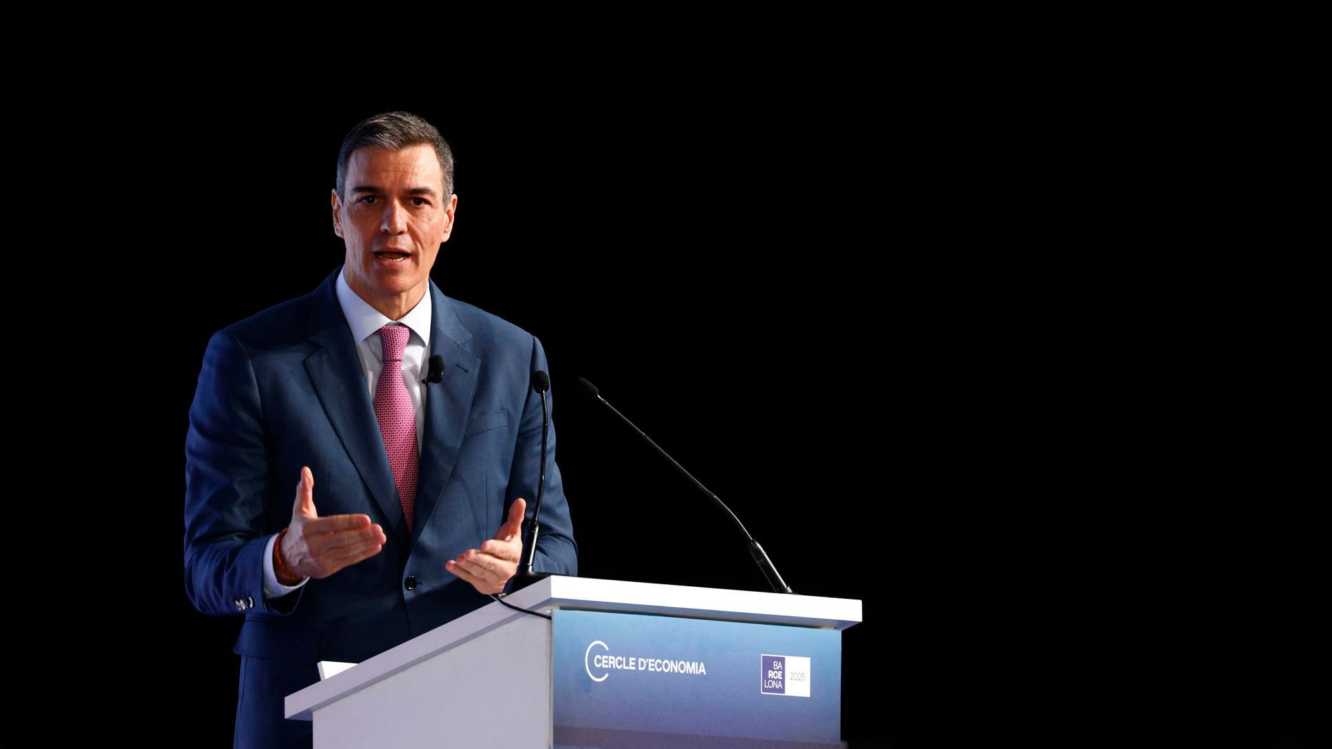 El presidente del Gobierno, Pedro Sánchez