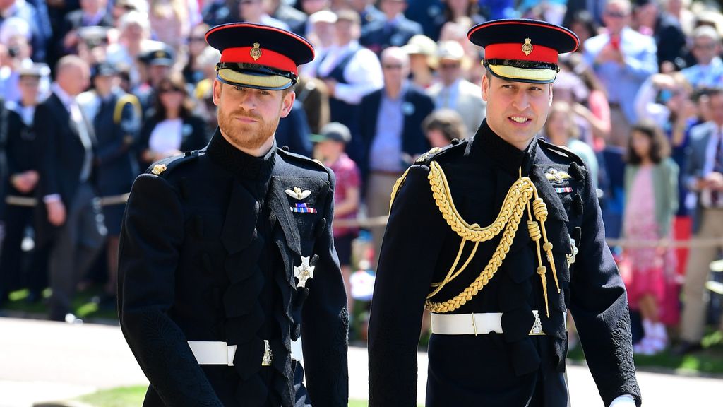Guillermo y Harry de Inglaterra
