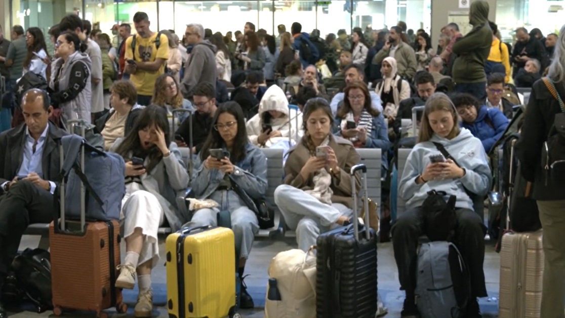 Indignación en la estación de Santa Justa por el caos ferroviario