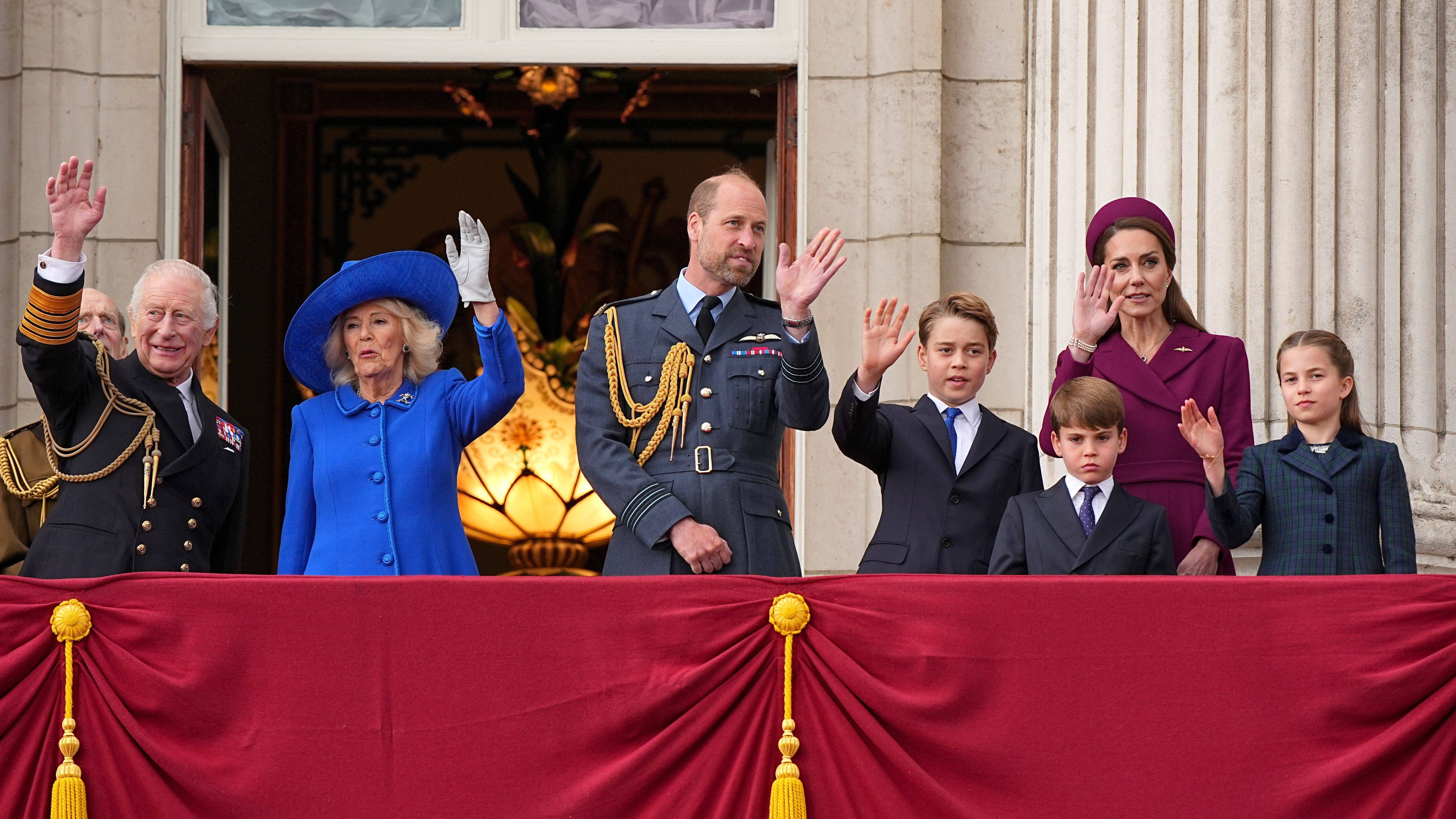 La familia real británica este 5 de mayo.
