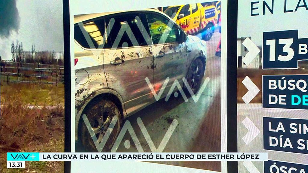 Óscar "se salió" con su coche en la curva donde años después se encontró el cuerpo de Esther López: "Acabó en mitad del campo"