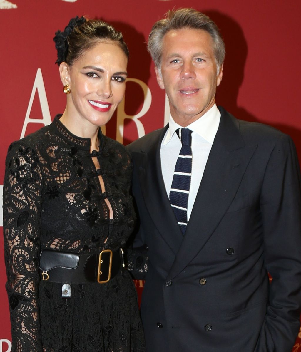 Adriana Abascal y el Principe Emanuele Filiberto de Saboya en la Feria de Abril de Sevilla
