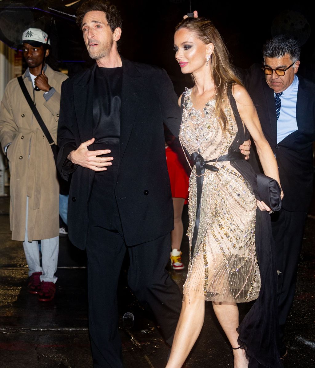 Adrien Brody y Georgina Chapman