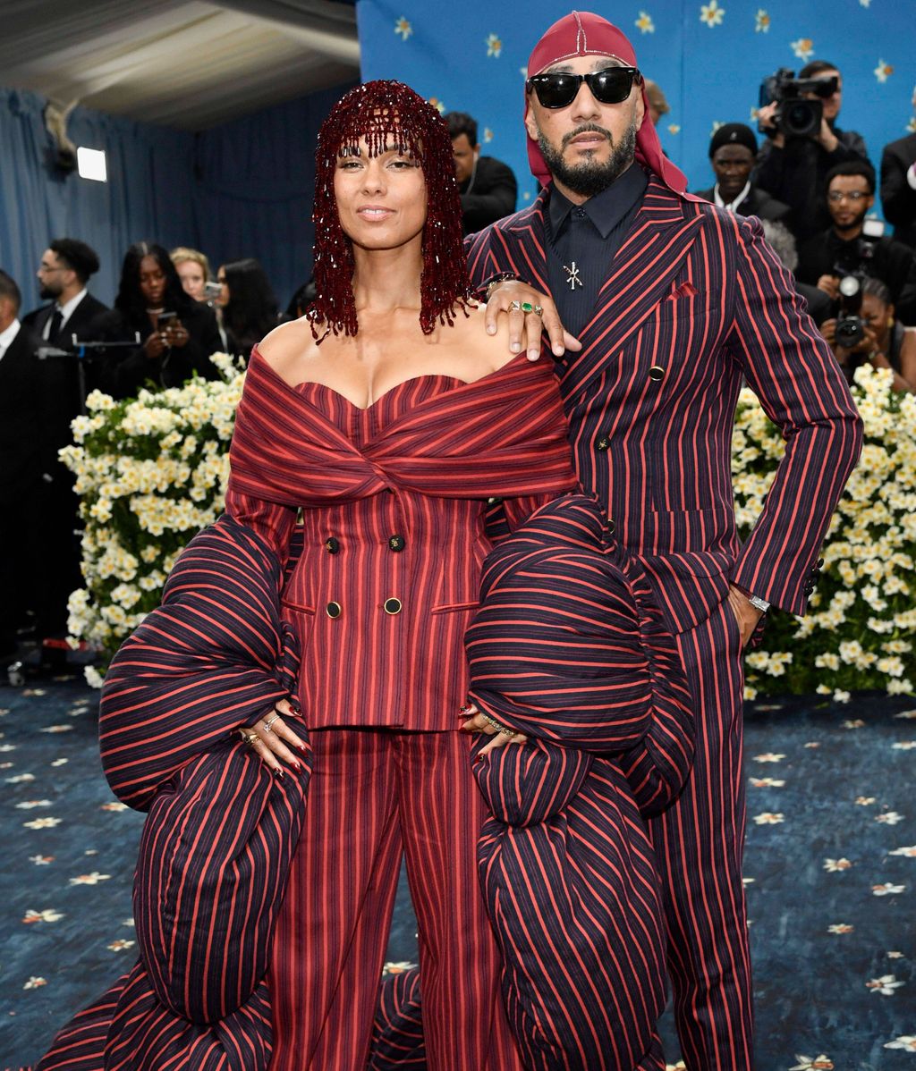 Alicia Keys y Swizz Beatz en la MET Gala 2025