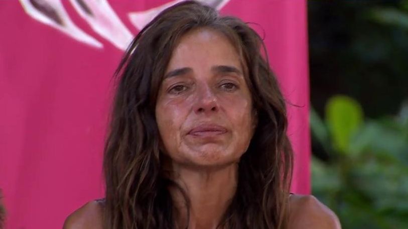 Carmen Alcayde, entre lágrimas en 'Supervivientes'
