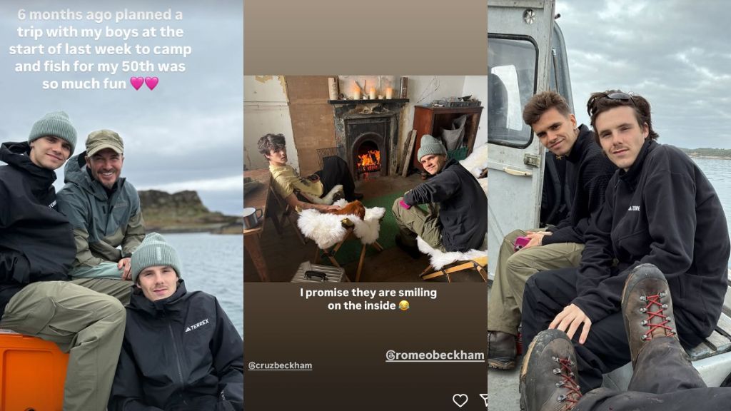 El viaje de David Beckham con sus hijos