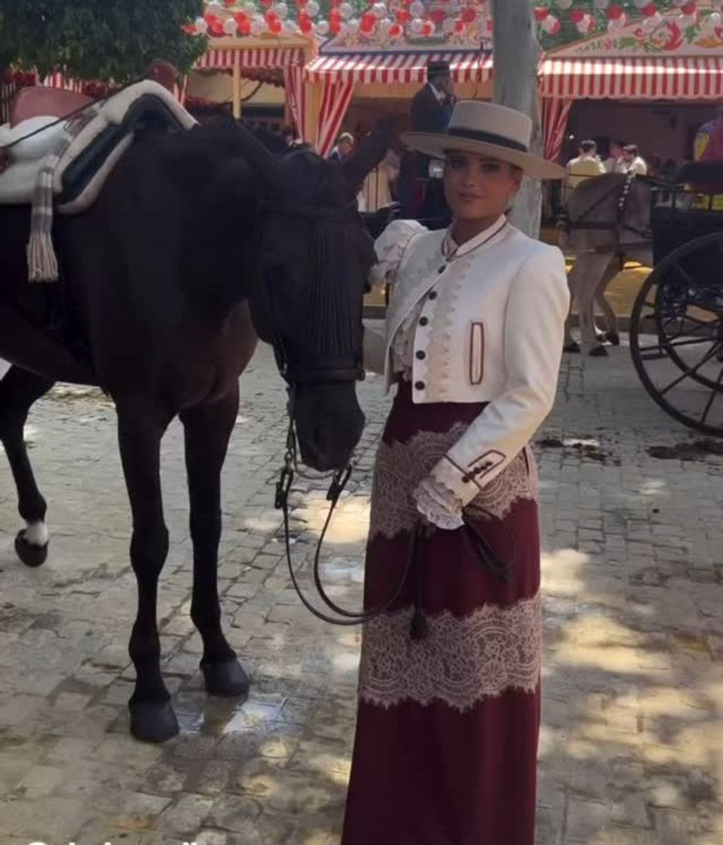 Gloria Camila en la Feria de Abril