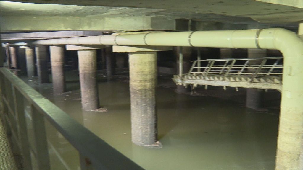 El tanque de tormentas de Arroyofresno, en Madrid es uno de los más grandes del mundo