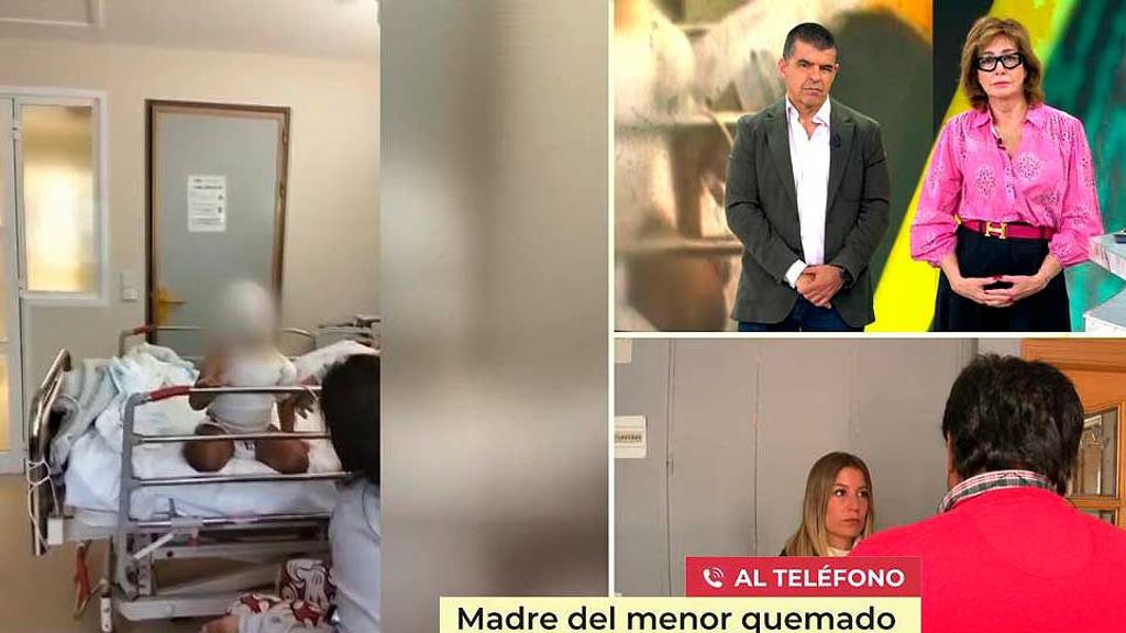 La madre del niño quemado con agua hirviendo no cree la versión del padre: "Es una sarta de mentiras"