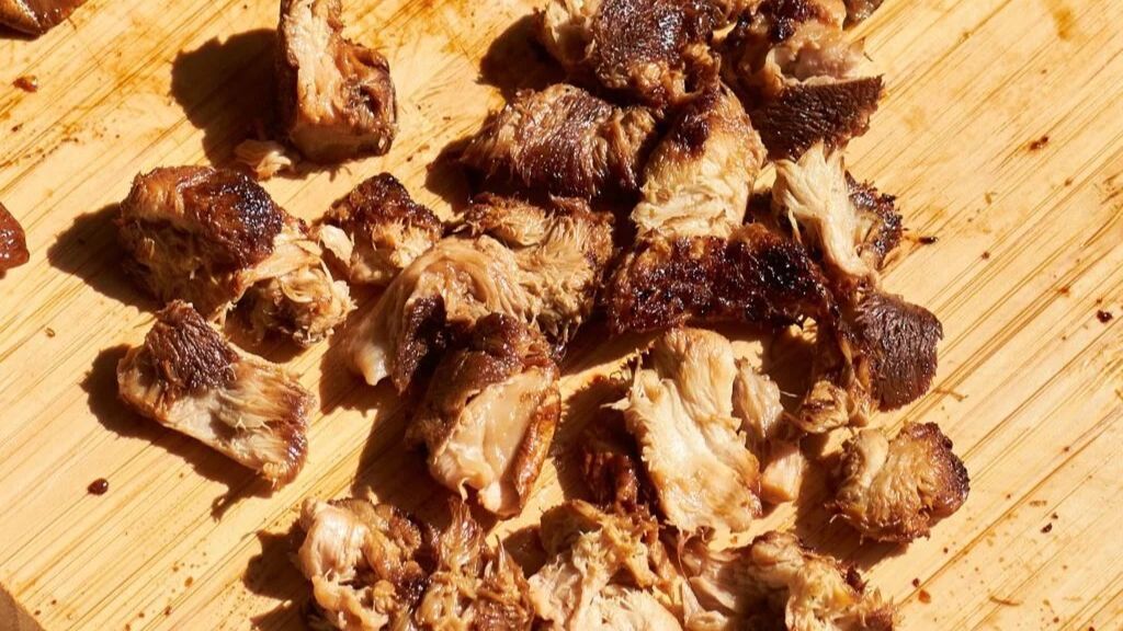 Melena de león cocinada