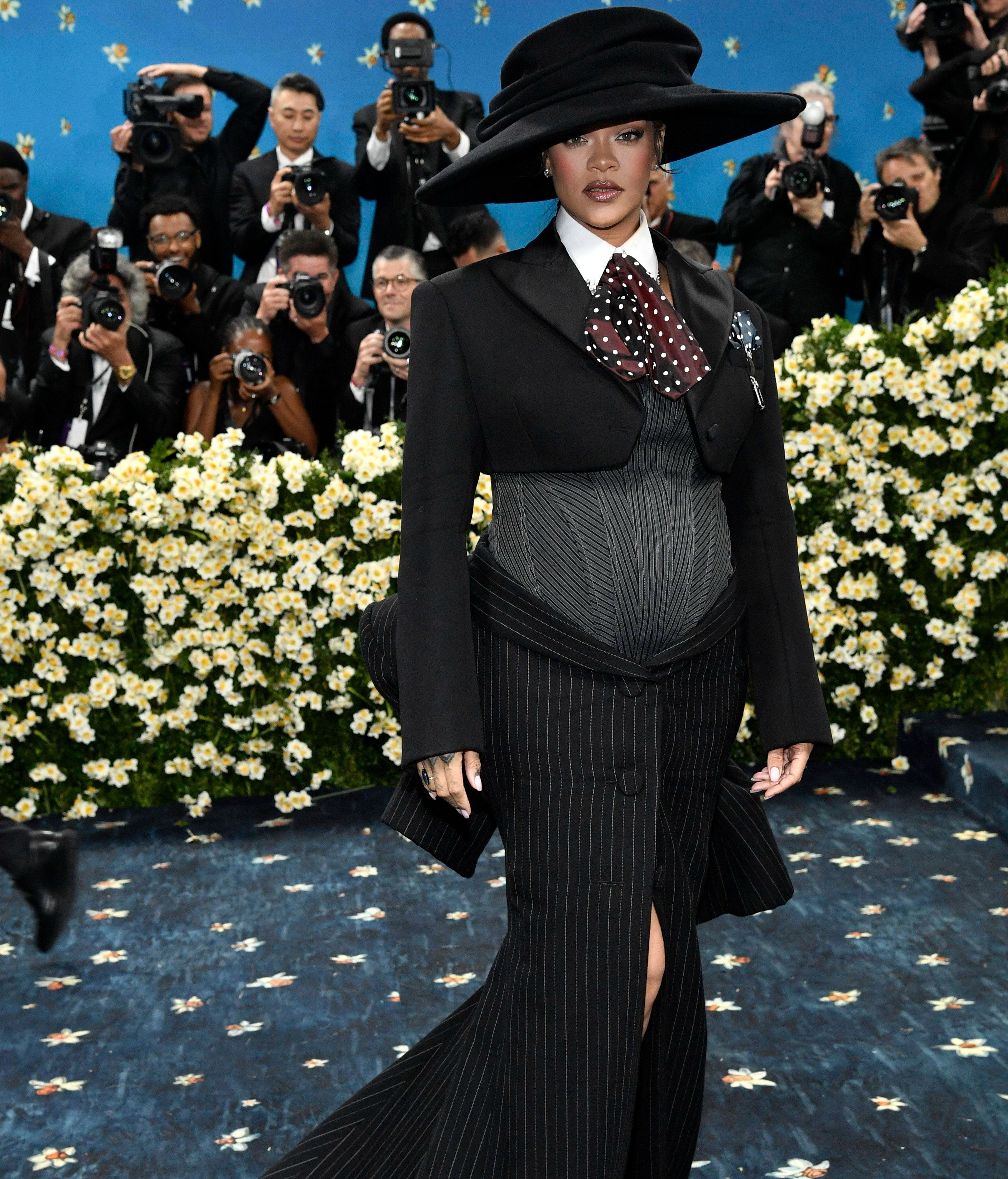 Rihanna, en la Met Gala 2025.