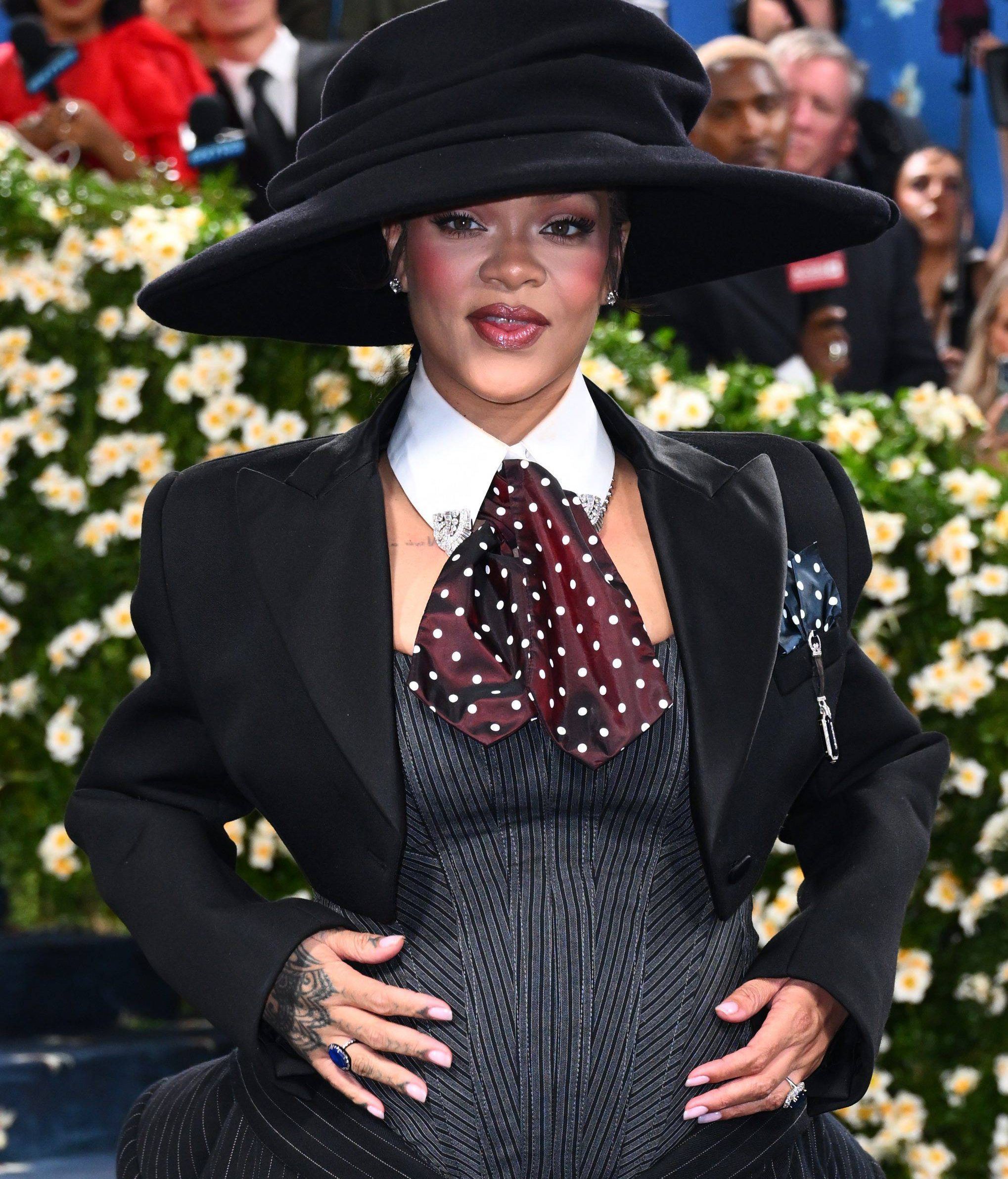 Rihanna, en la Met Gala 2025.