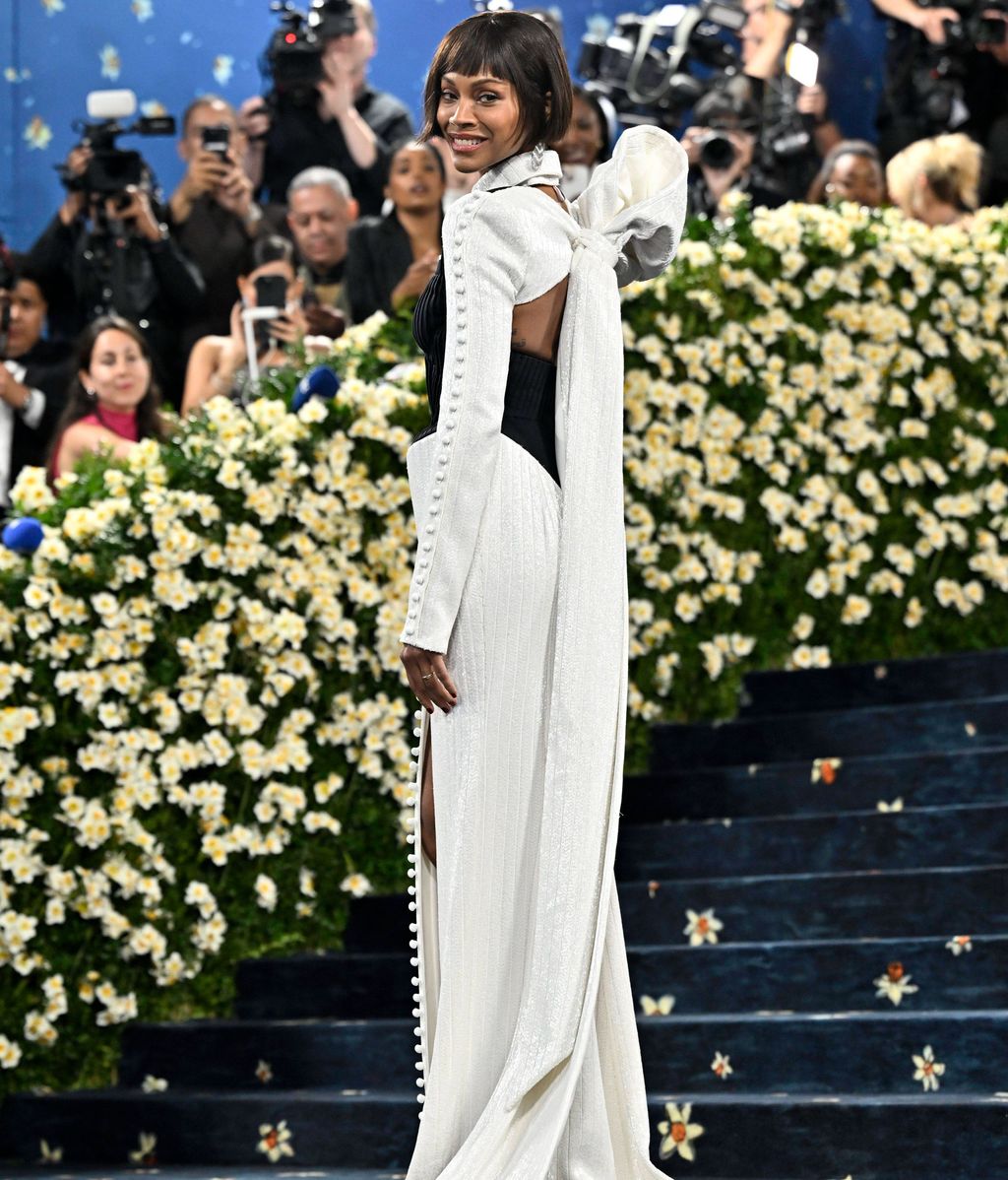 Zoe Saldaña en la MET Gala 2025
