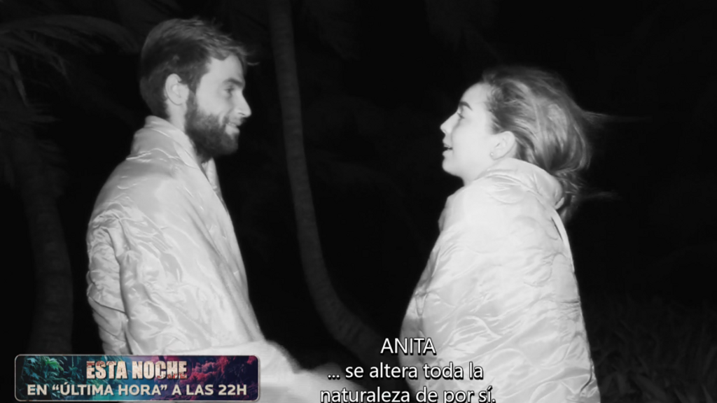 Anita y Montoya suben la temperatura de 'Supervivientes' bajo la luna llena: "Se altera toda la naturaleza..."
