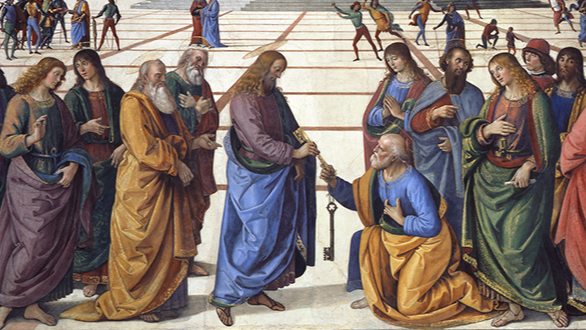 El fresco 'La entrega de las llaves' de Perugino