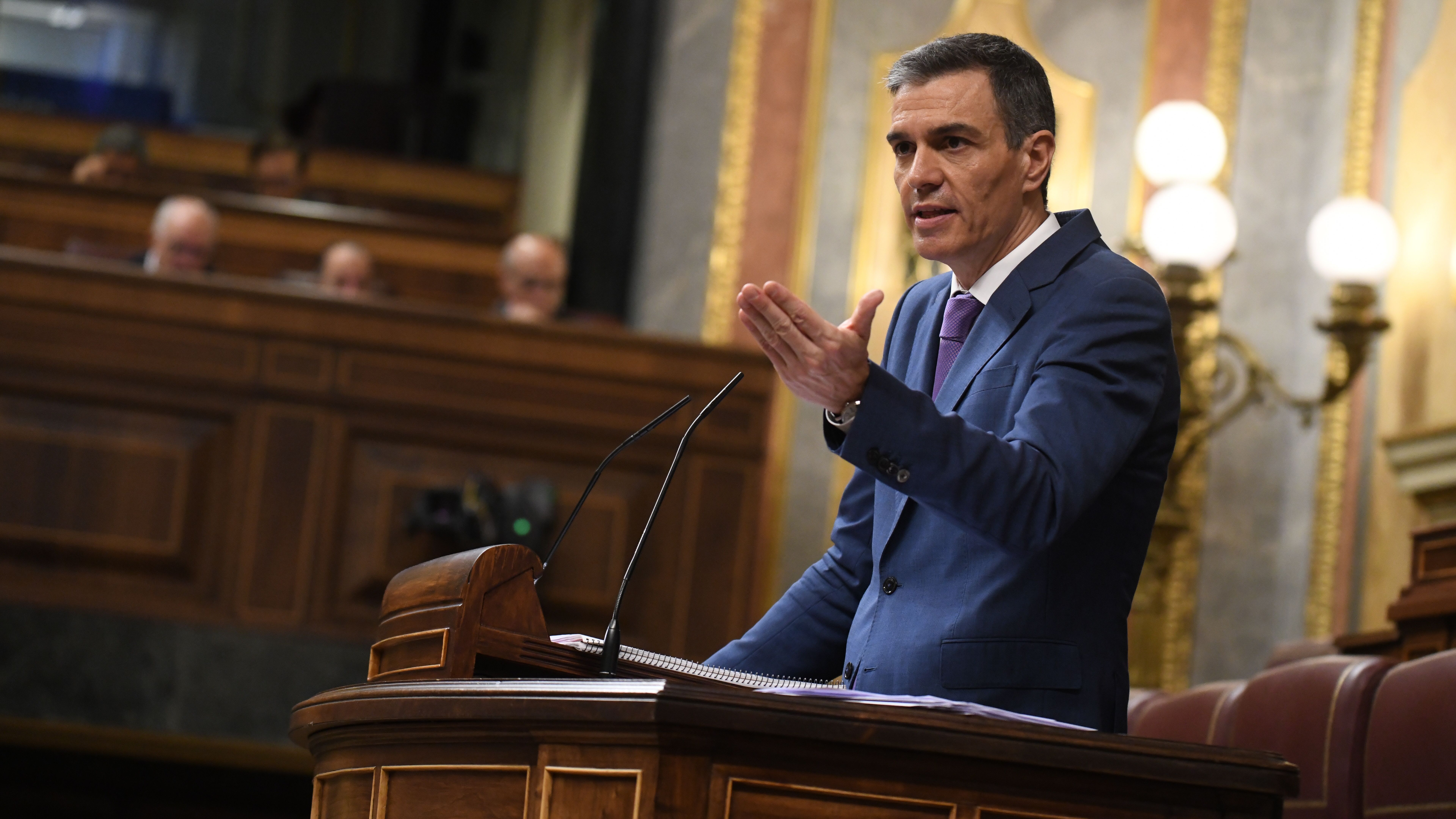 El presidente del Gobierno, Pedro Sánchez