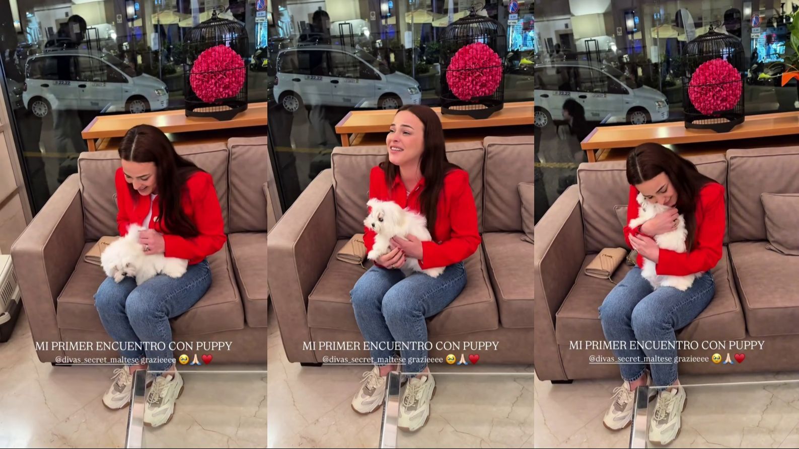 El primer encuentro de Marta Peñate con Puppy
