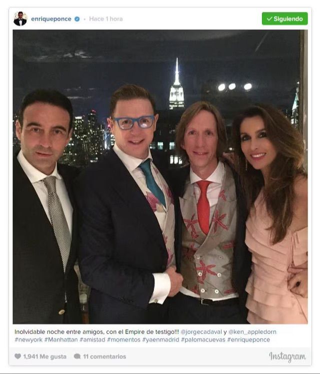 Foto Instagram Enrique Ponce