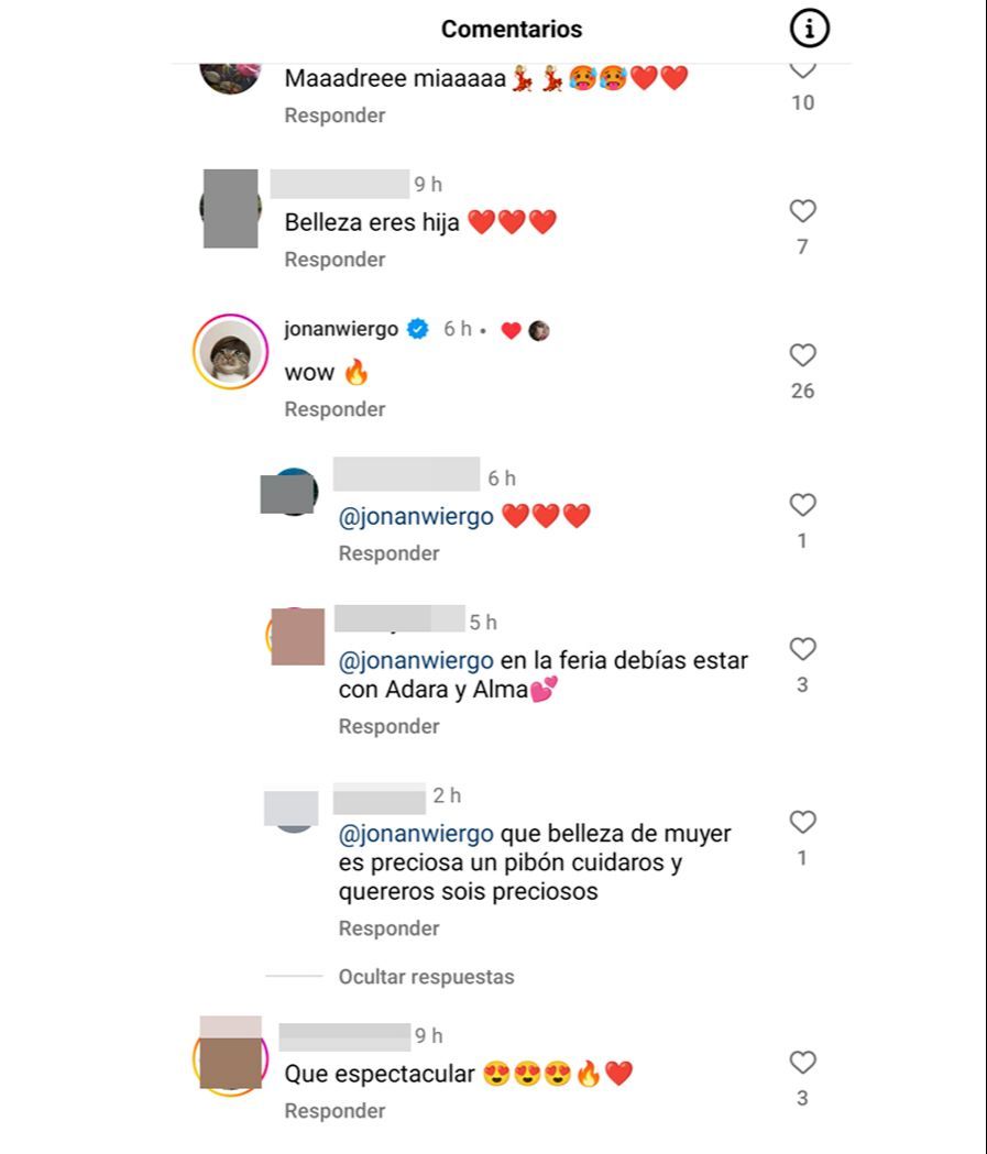 La reacción de Jonan Wiergo al ver a Adara Molinero vestida de flamenca junto a Alma Bollo en la Feria de Abril