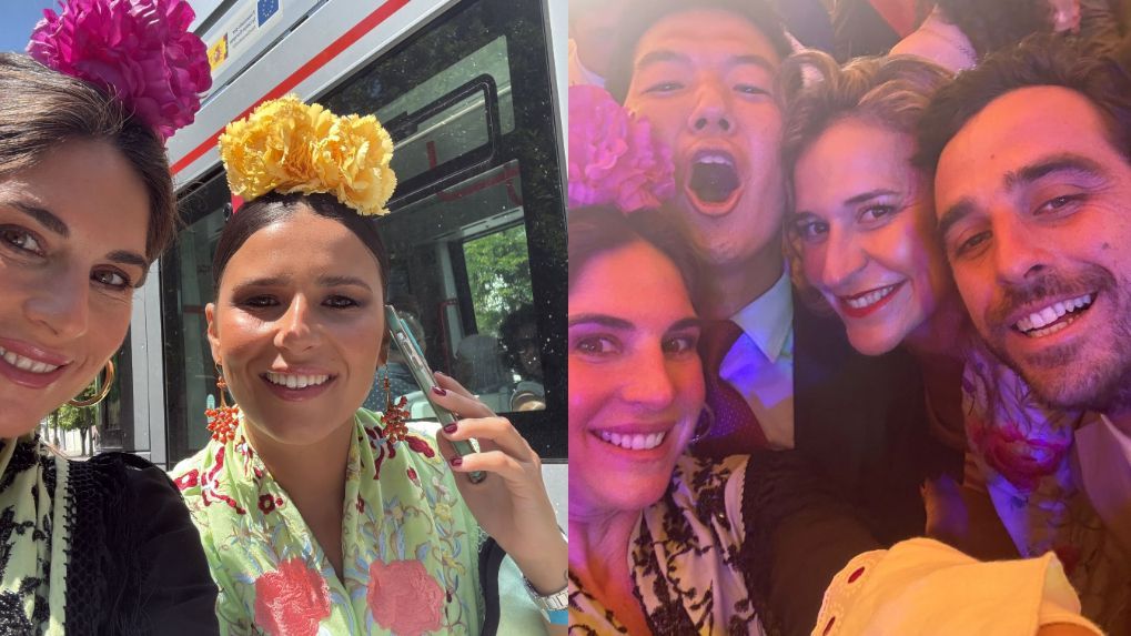 Lourdes Montes muestra cómo disfruta de la Feria de Abril