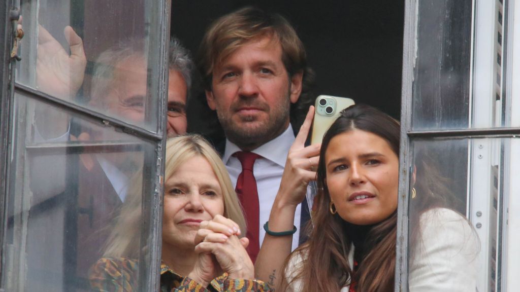Eugenia Martínez de Irujo con su hija Cayetana y Rosauro Varo