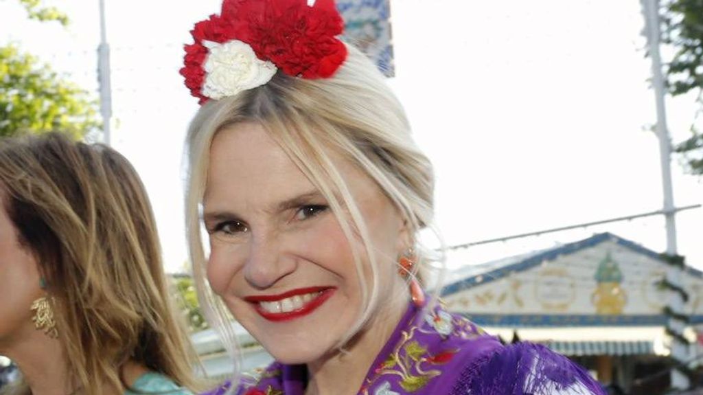 Eugenia Martínez de Irujo en la Feria de Abril de Sevilla