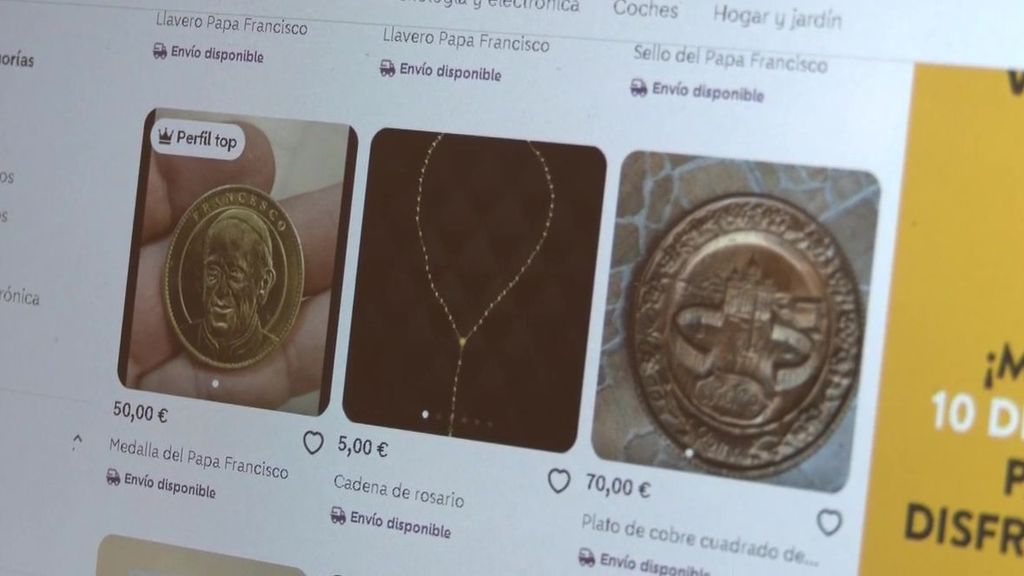 Fiebre comercial por todo lo relacionado con el papa Francisco y el cónclave