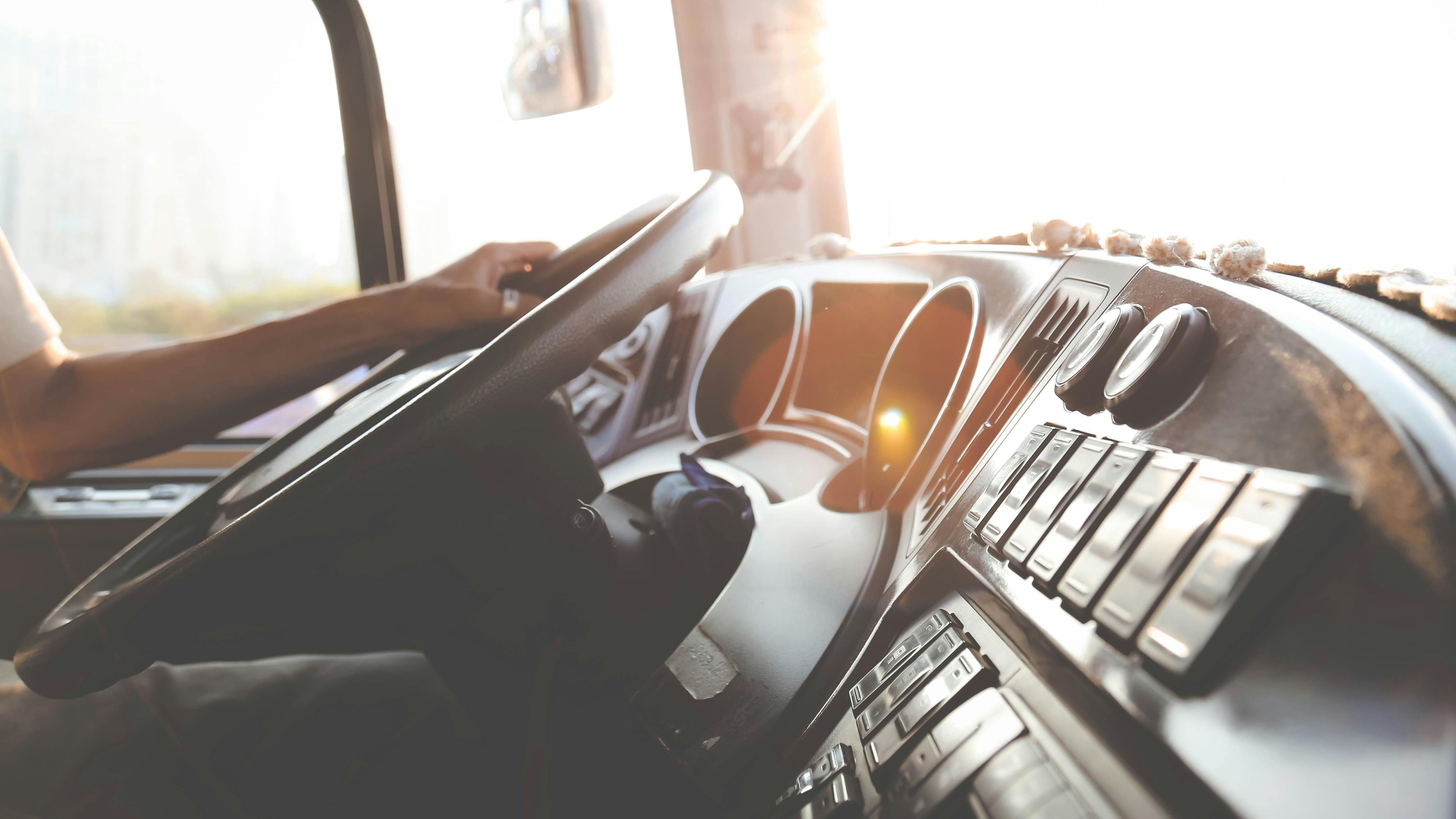 Imagen de archivo de una volante de un autobús