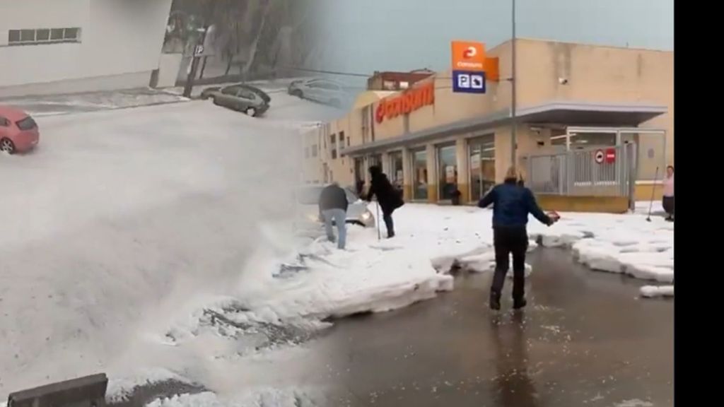 Las impresionantes imágenes de Murcia y Valencia: fuertes nevadas y riadas de granizo en pleno mayo