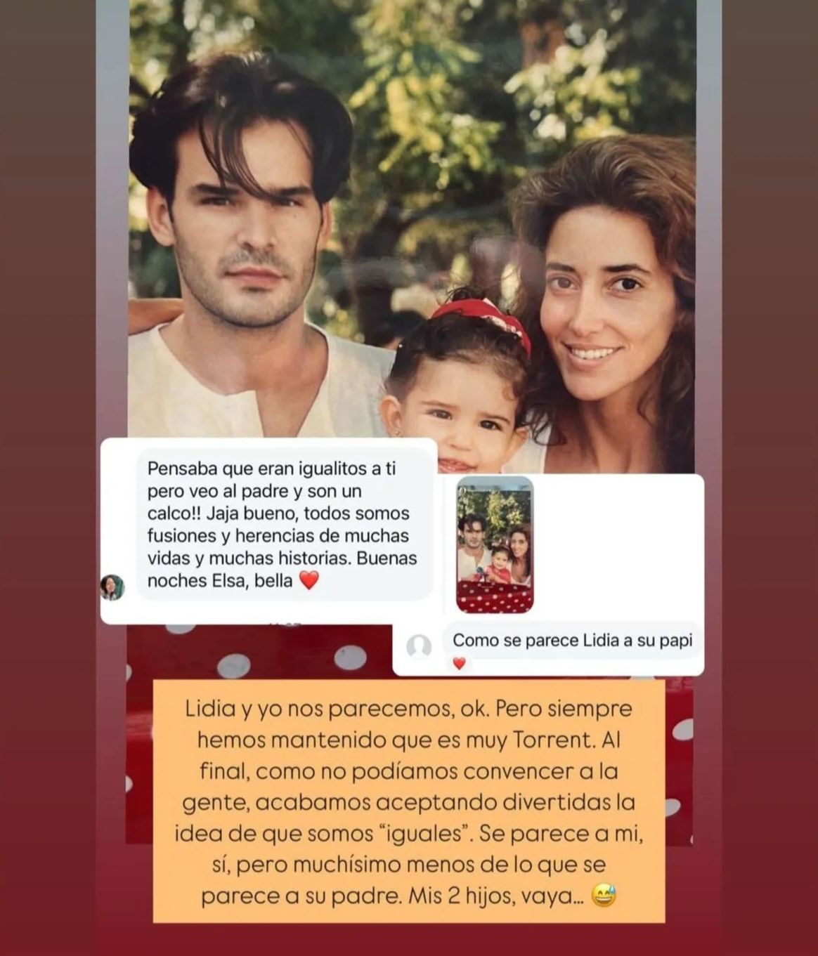 lidia torrent habla de la verdad oculta de su familia 8d2d