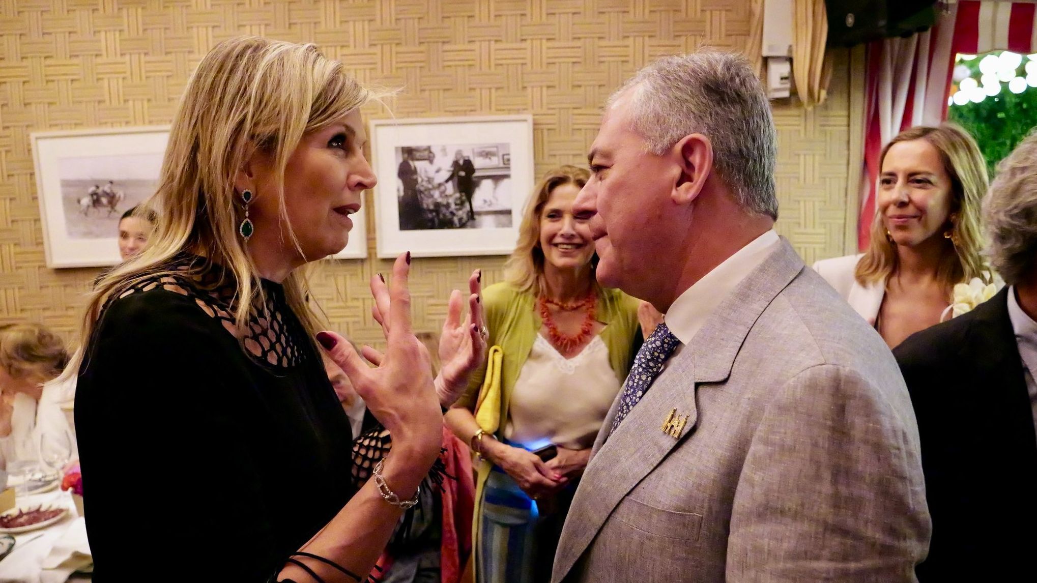 Máxima de Holanda con José Luis Sanz Máxima de Holanda con José Luis Sanz