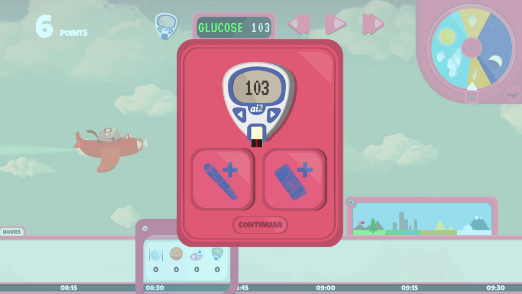 Videojuego para ayudar al manejo de la diabetes