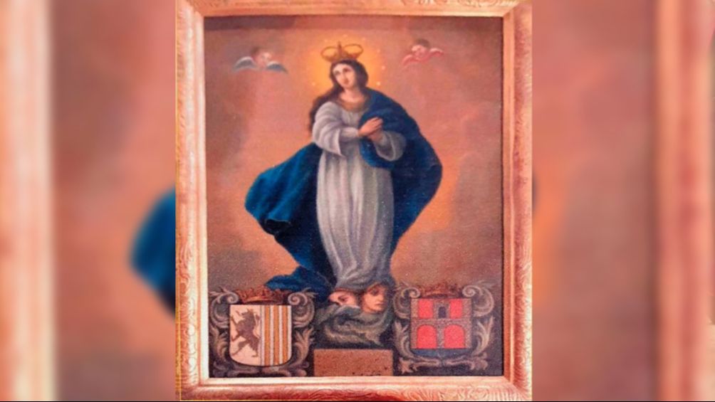 Cuadro del siglo XVIII recuperado en Arcos de la Frontera, Cádiz