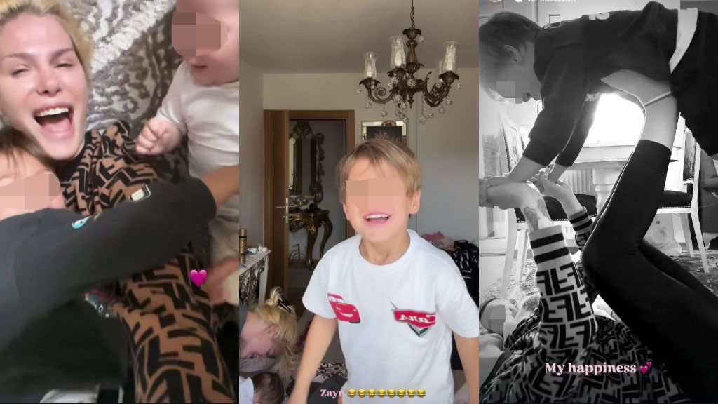El emotivo reencuentro de Ajla Peleteiro con sus hijos