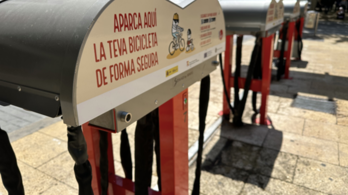 El servicio gratuito de parking de bicis en L'Hospitalet